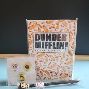 The Office Funko Mystery Box Journal, Pen and Button Set